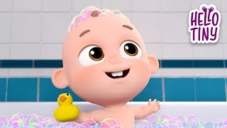 The Bath Song 🛁 | Kids Songs and Nursery Rhymes | Hello Tiny
