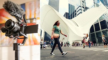 My Gimbal Vlogging Setup for New York | Canon M50 & Zhiyun Crane V2