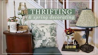 I GOT LUCKY! GOODWILL THRIFTING FOR HOME DECOR! | Thrifting & Decorating for Spring! | Thrift Haul