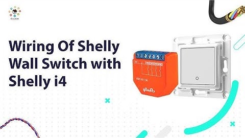 Wiring Of Shelly Wall Switch With Shelly i4