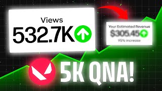 How Much is 532,741 Views for a Valorant Creator? | 5k Q&A