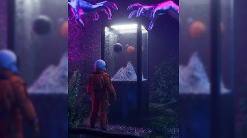 Univers 3d render I Everyday/Daily render I Cinema4D and Octane render Speedart I Damongraphics