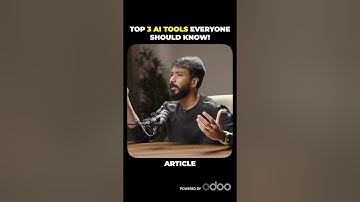 Game Changing AI Tools