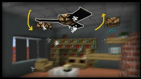 Minecraft PE:Working Celling Fan With Command Block | Eco Craft