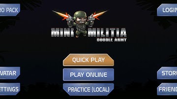 How to change Name and man on mini militia doodle army