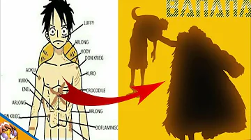 ¿Por qué la cicatriz de Luffy es tan grande?