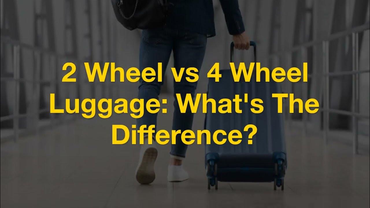 2 Wheel vs 4 Wheel Luggage What s The Di YouTube