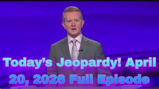 Jeopardy 04202026   Jeopardy April 20 2026  Episode 720hd
