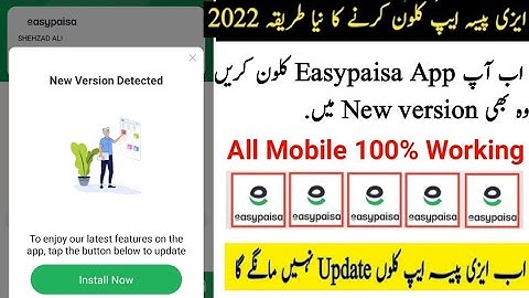How to Clone Easypaisa app Update problem solve | Easypaisa Clone Update Error  Solve