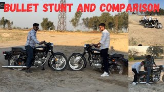 Bullet stunt😳 and bullet bs6 & bs4 comparison