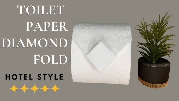 HOSTING TIPS: How To Make Fancy Toilet Paper (Like A Hotel) For Your G