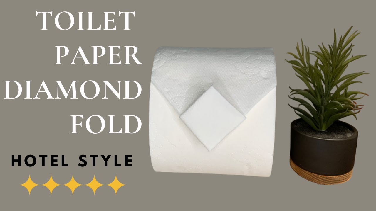 Toilet Paper Diamond Fold 