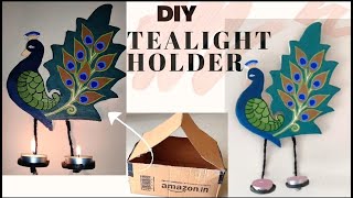 Designer Hanging Diya Candle Stand | Tealight Candle Holder | Diwali Wall Hanging Ideas |Jahnvi Vyas