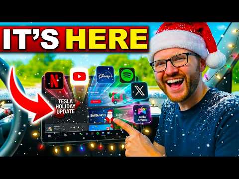 Tesla's Holiday Update Is Here! Surprise New Features!