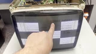 Allen-Bradley CRT Display - Distortion Repair Learn An Obsolete Skill Biasing A Crt