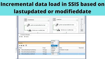 08 Incrementele gegevensbelasting in SSIS op basis van de datum van de laatste update of wijzigin...