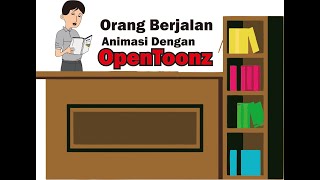 OPENTOONZ (CREATE WALKING PERSON ANIMATION)