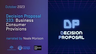 [85] Decision Proposal 333 - narrated by Neale Morison (31/10/2023)