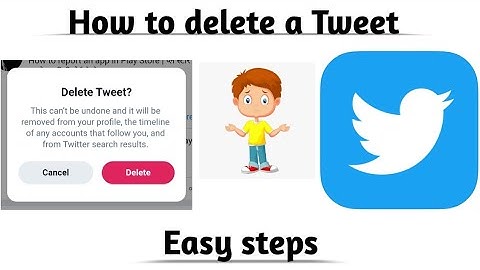 How to delete a tweet from Twitter | Delete a tweet from website| Techno Logic