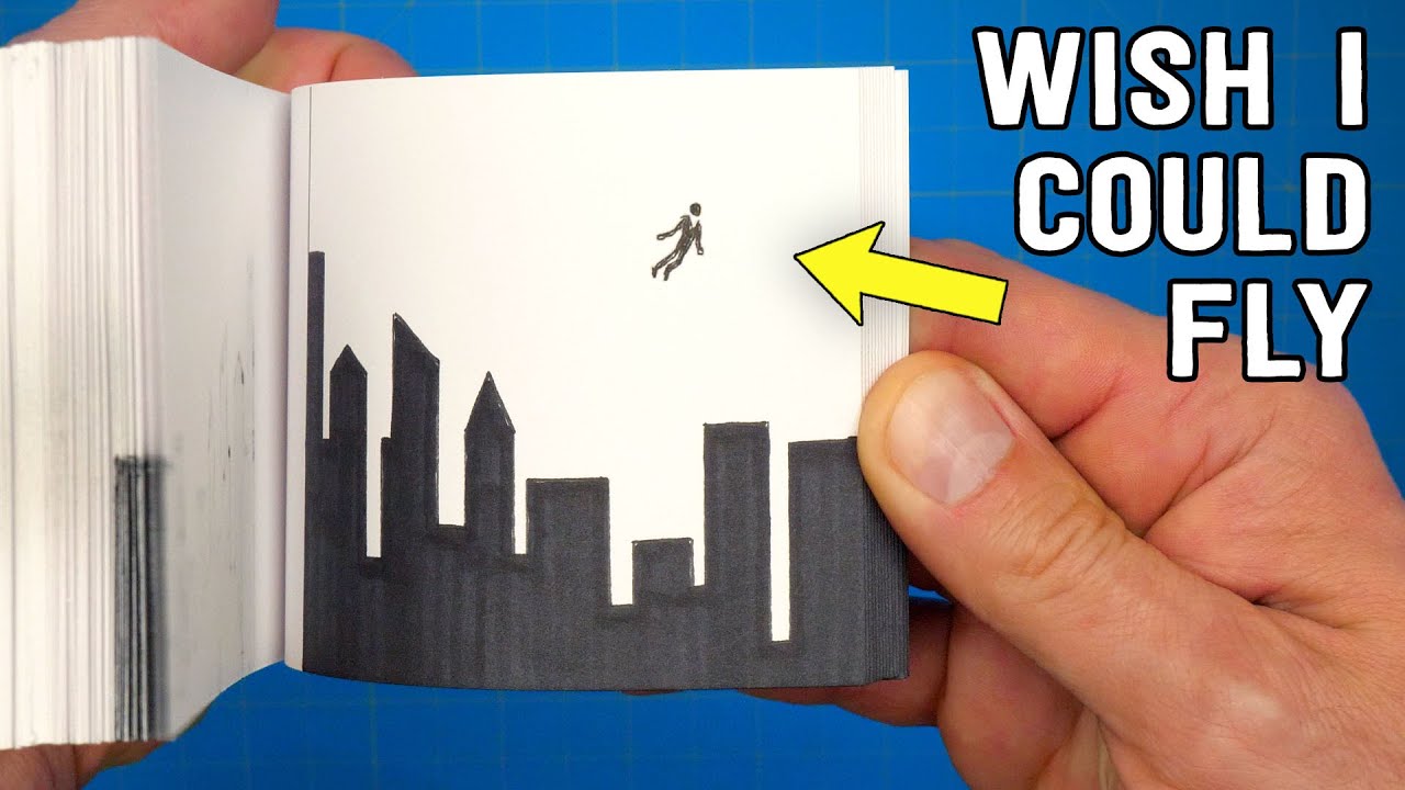 Flying FLIPBOOK // Ever wished you could fly? YouTube