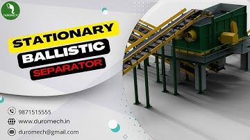 ♻️ Duromech Ballistic Separator –Smarter Waste Segregation for a Cleaner Future! #ballisticseparator