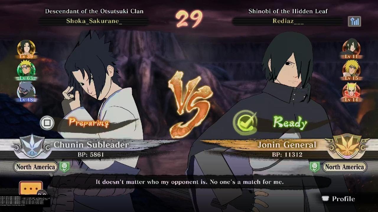 Not me beating higher ranked players and making them rage quit 🤣 NARUTO Storm online Ranked