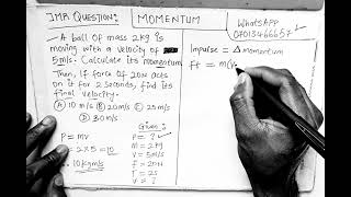 HOW TO SOLVE JAMB MOMENTUM + IMPULSE CALCULATIONS IN PHYSICS | JAMB 2026 SHORTCUTS 