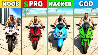 New Bike Race Mode 😱 Indian Bike Driving 3D Noob Vs Pro Vs Hacker Hayabusa Race Funny😂 Story Video🥰