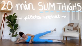 20min toned&slim thighs pilates workout // no equipment | LIDIAVMERA screenshot 5