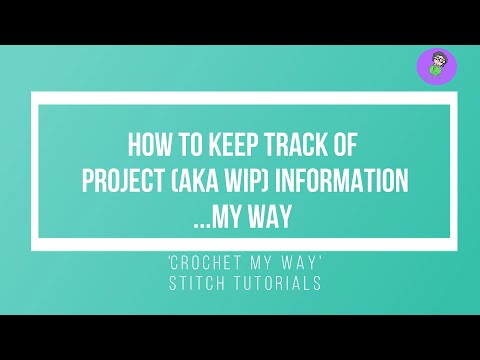 Keeping track of your projects ... my way