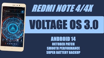 Android 14 Update Ft. VoltageOS 3.0 | Redmi Note 4/4X | Android 14 | Smooth & Super Battery Backup !
