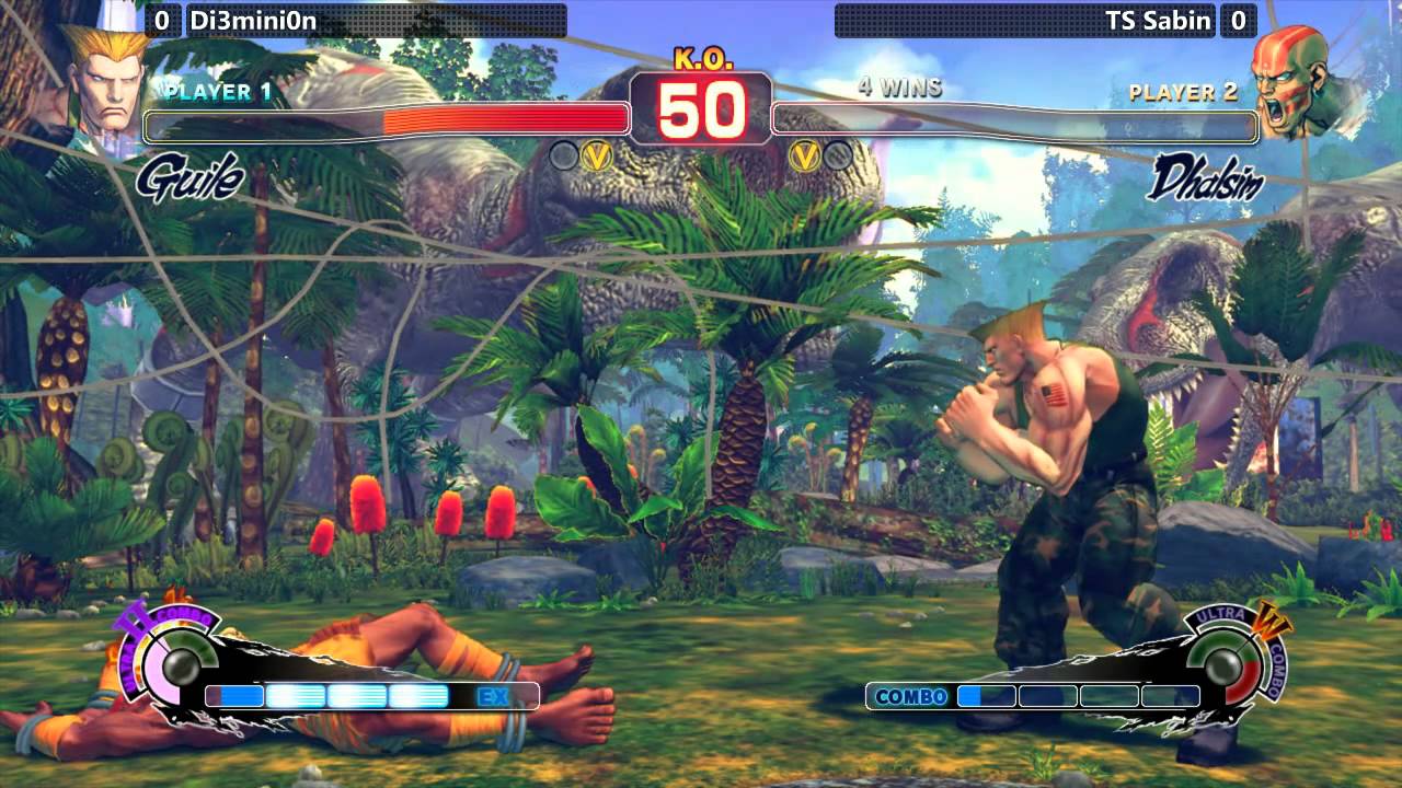 USF4 @ Last Man Standing - Dieminion (Guile) vs TS Sabin (Dhalsim)