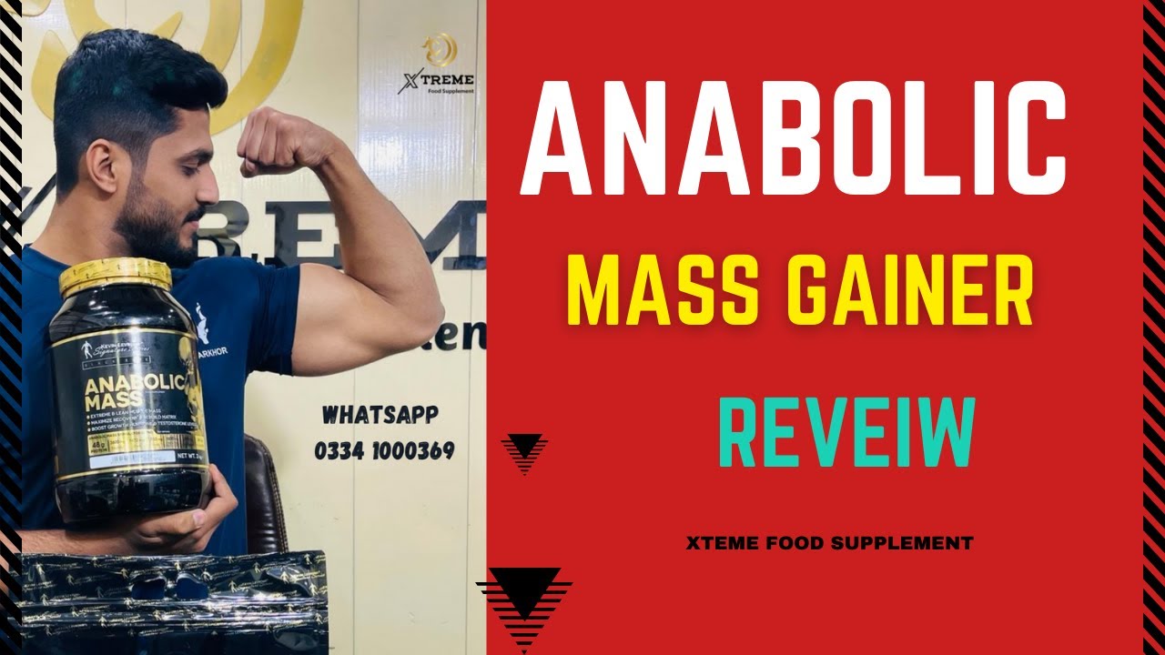 KEVIN LEVRONE ANABOLIC MASS High Protein mass gainer Weight gainer