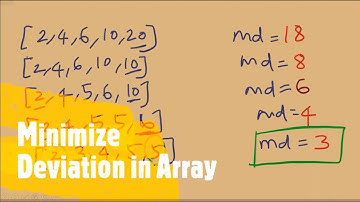Minimize Deviation in Array | LeetCode 1675 | Coders Camp