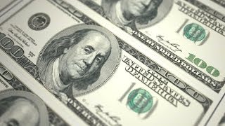 Conveyor of Printing Hundred-Dollar Bills Motion Graphics - hive template
