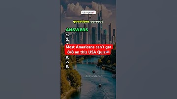 De meeste Amerikanen kunnen geen perfecte score halen op deze USA Quiz🇺🇸 #usaquiz