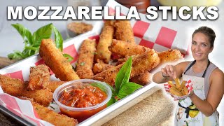 Super Easy Homemade Mozzarella Sticks!