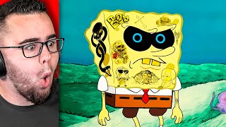 SPONGEBOB But He's A GANGSTER RAPPER! (Reaction)