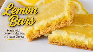 Easy Lemon Dessert with Cake Mix & Cream Cheese