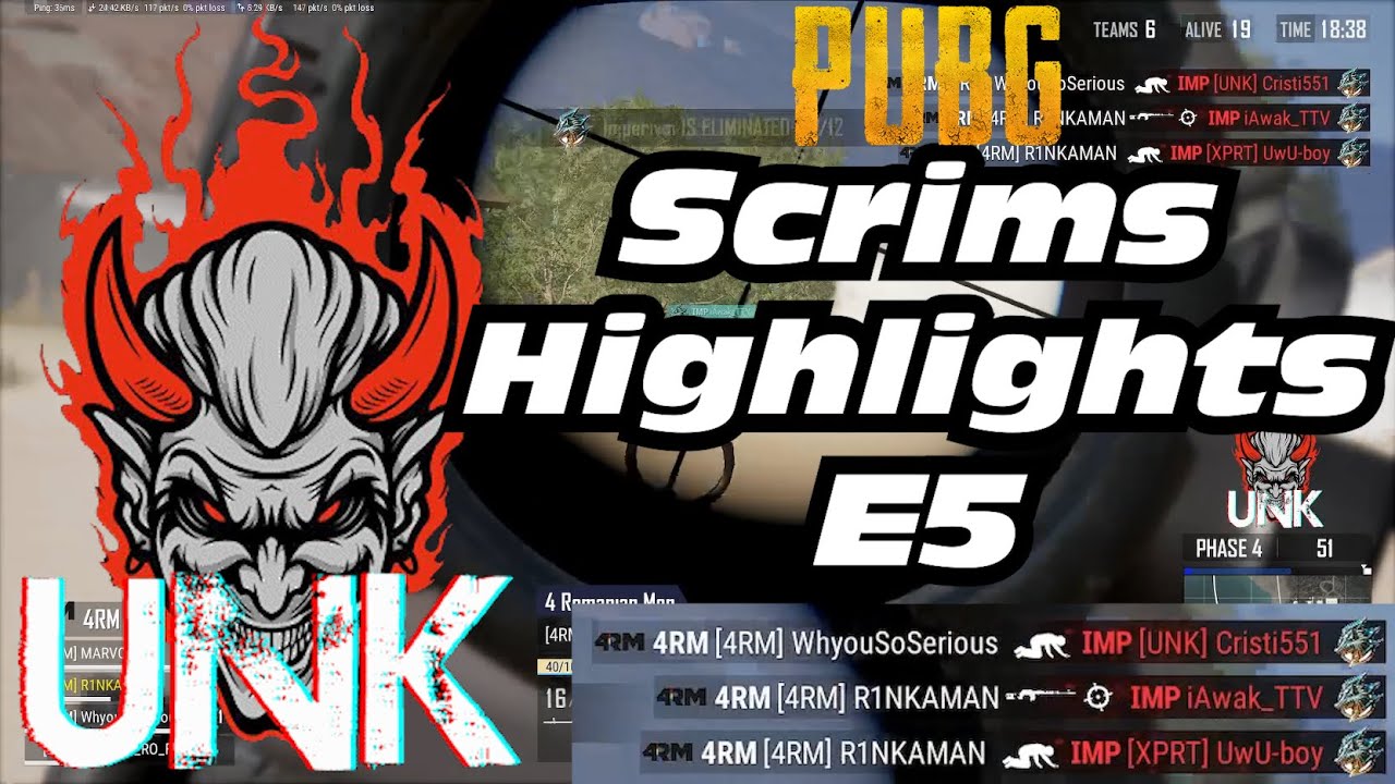 Pubg Scrims Unknowns E5 Highlights