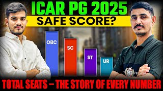 icar pg cut off 2025 || ICAR PG SAFE SCORE || ICAR JRF - 2025 CUT OFF / SAFE SCORE