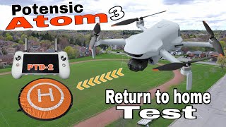 Potensic Atom 3 Drone - Return To Home Test (How accurate is it?) 4K, GPS, Under 250g