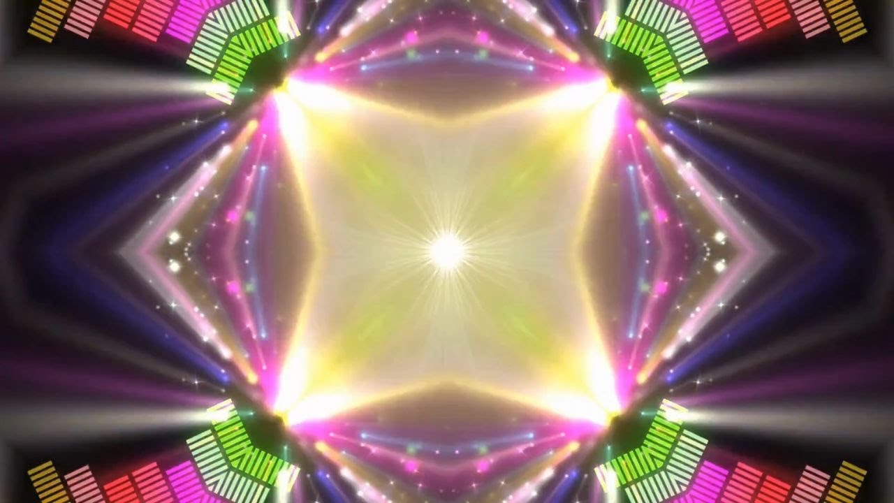 Party Neon Colors Flashing Lights Screen