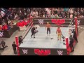 Wwe raw offair cody rhodes  seth rollins gets standing obation by fans after bloodline attack