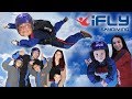 KIDS GO INDOOR SKYDIVING!! FUNnel V Competition @ iFly Dallas, TX CHALLENGE Who Flew Better?