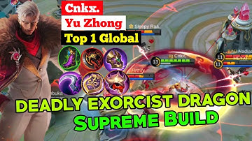WOW!! Yu Zhong The Real Monster!! - Build Top 1 Global Yu Zhong ~ MLBB
