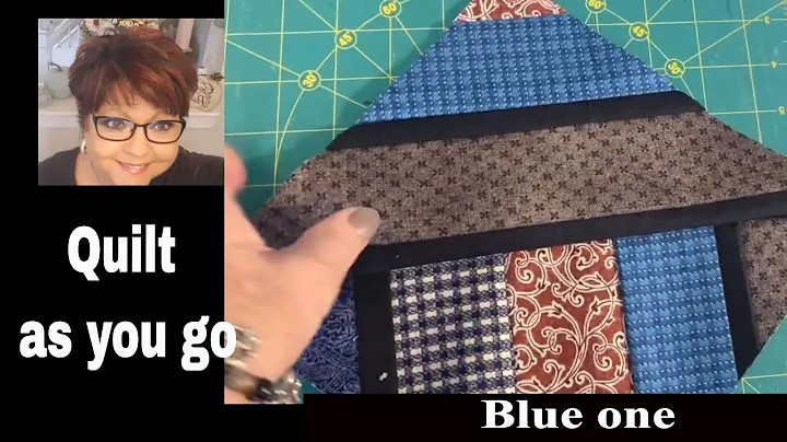 Quilt as you go Blue one
