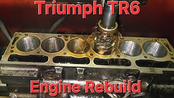 Triumph TR6 Engine Rebuild #educational #engine #repair #machine #triumph #restoration