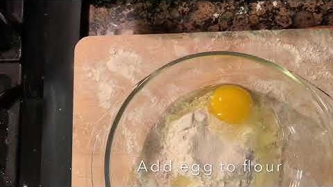 Making Pasta [Timelapse in 60 seconds]