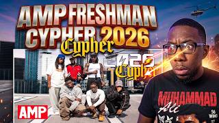 FIRST TIME REACTING TO AMP… THEY KINDA COOKED! 🔥 | AMP FRESHMAN CYPHER 2026